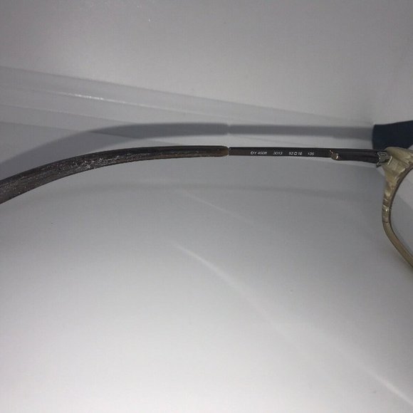 DKNY Thin Tortoise Shell Brown Thin Designer Eyeglass Frame DY 4508 Unisex Style - Picture 5 of 5